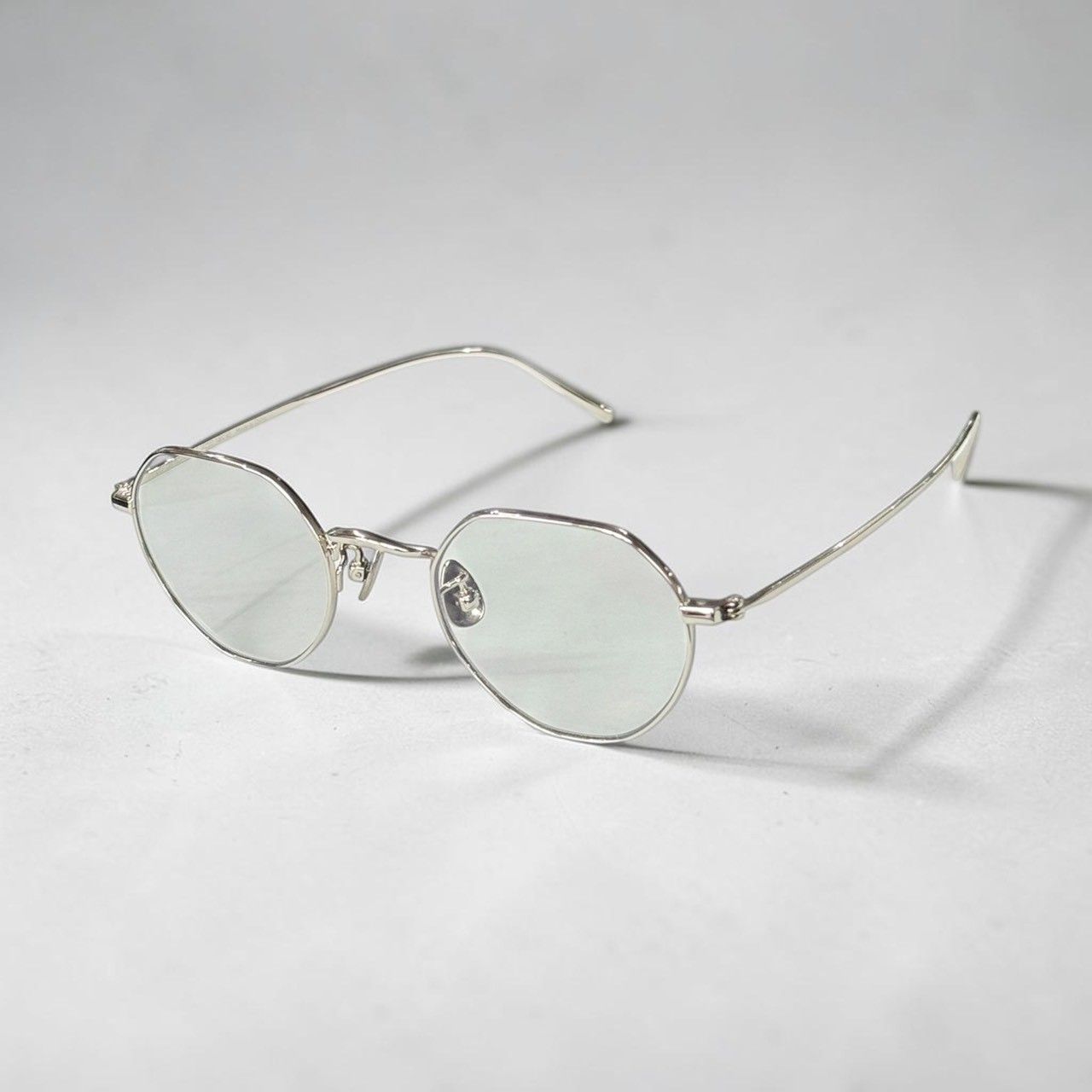 JINS ジンズ All Titanium 多角形 チタン合金 UTF-22A-222AA 96 46□22