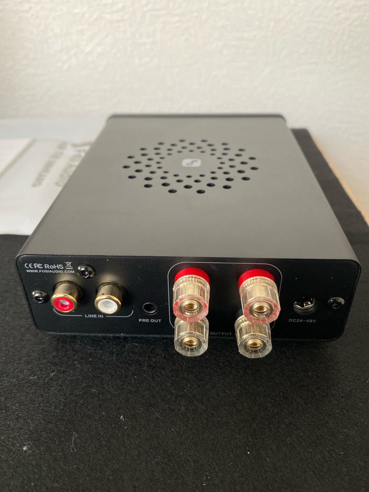 美品】Fosi Audio V3 ステレオパワーアンプ 32V/5A電源・箱付き - メルカリ