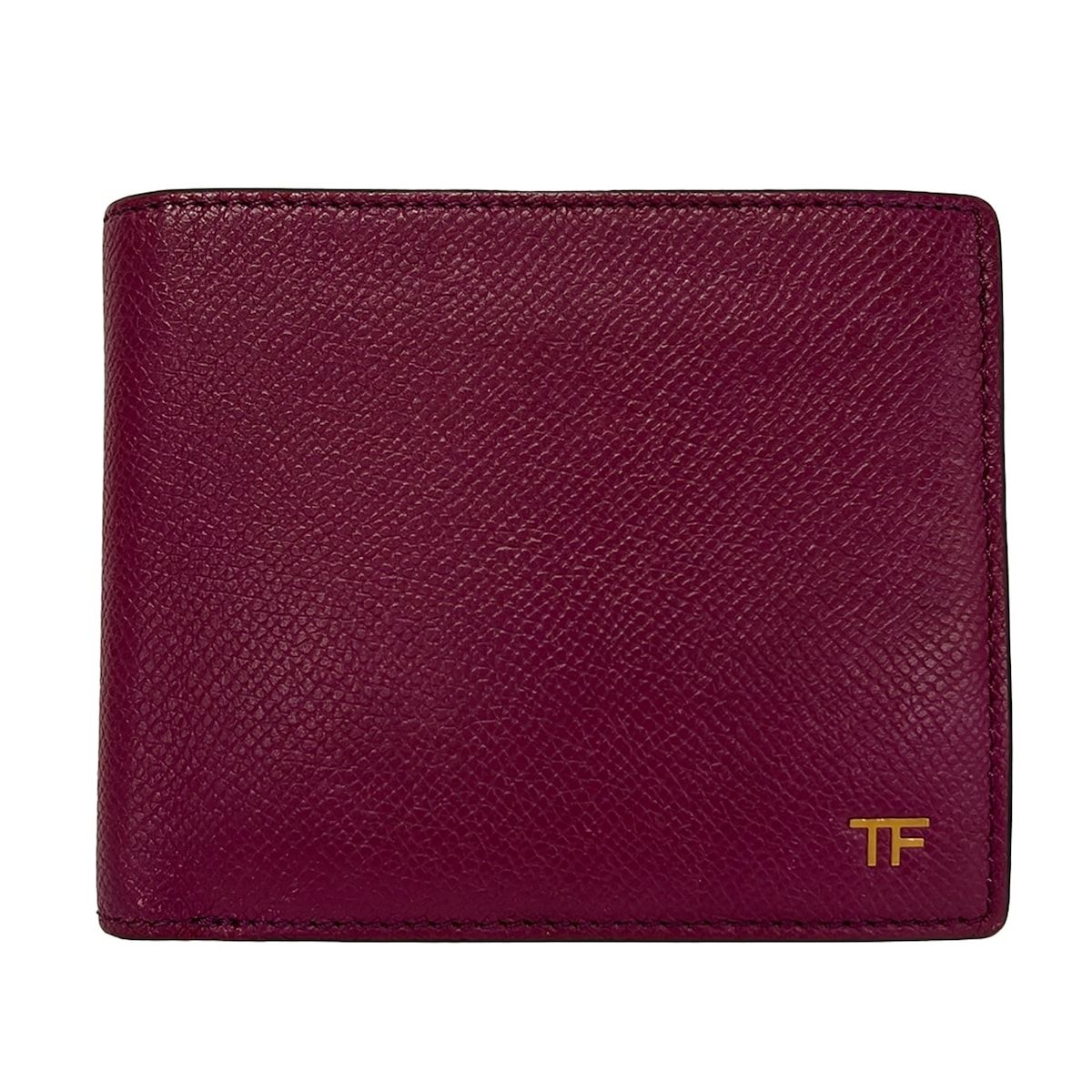 TOM FORD(トムフォード) 2つ折り財布 - パープル レザー