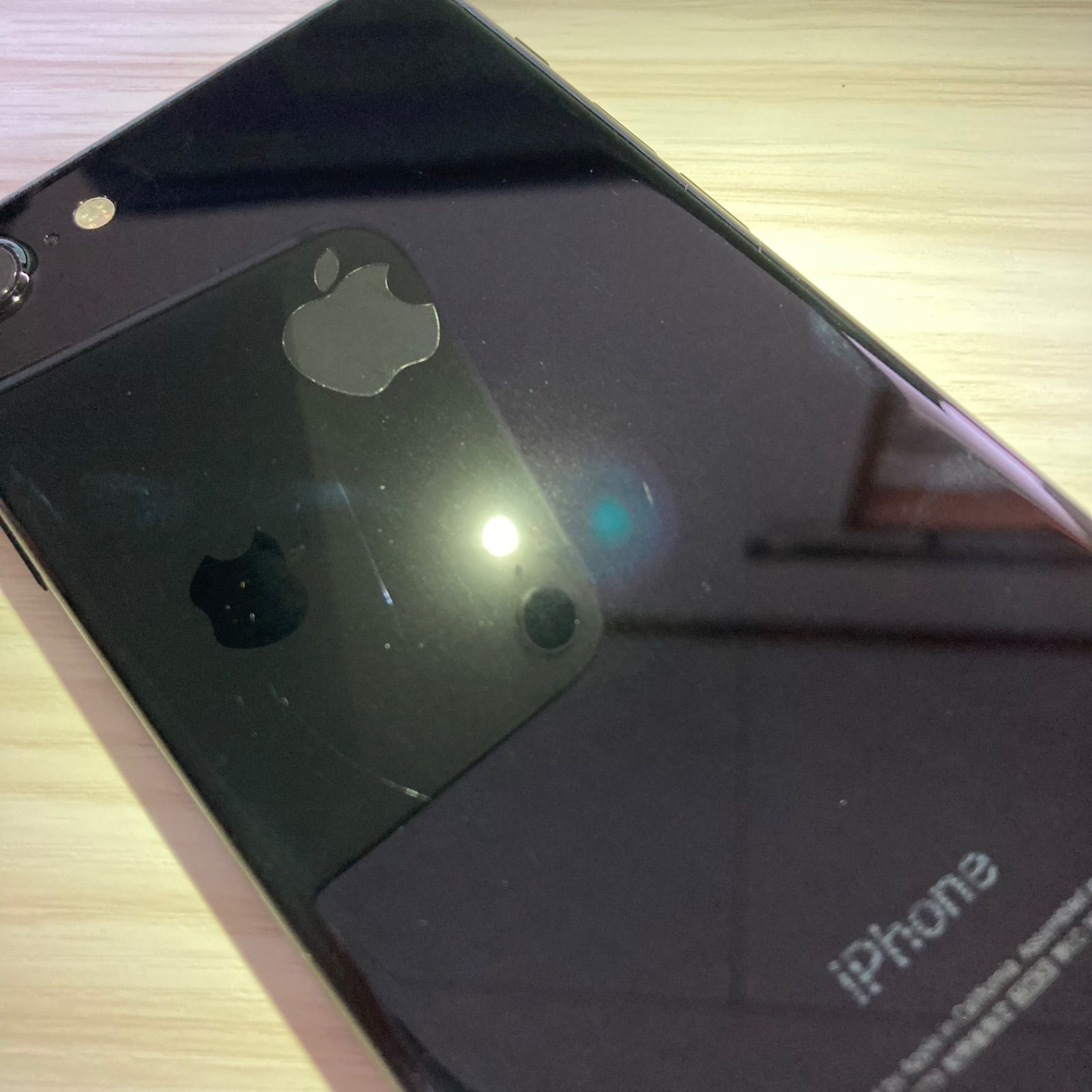 iPhone7 128GB ジェットブラック SIMフリー バッテリー84% - メルカリ