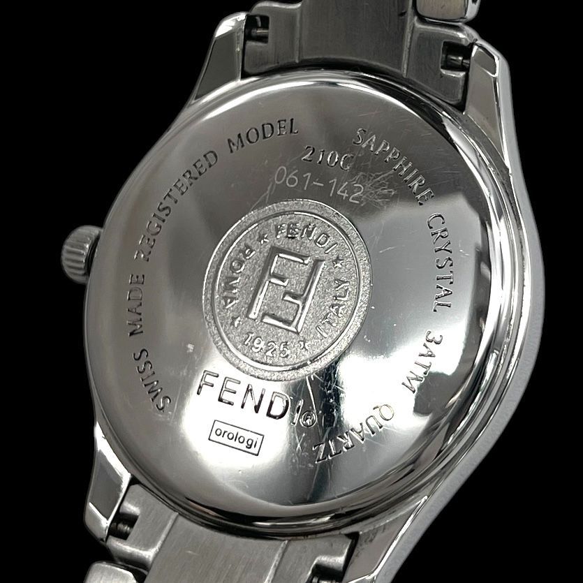 美品 新品電池 稼働品 FENDI フェンディ 210G オロロジ メンズ腕時計
