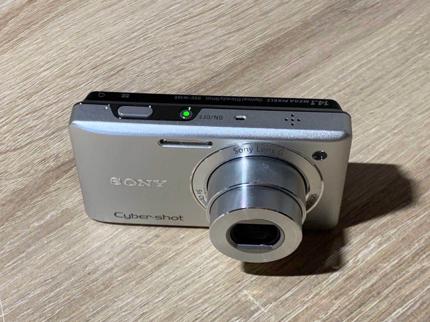 2694 Sony Cyber-Shot DSC-W380 シルバー 動作確認済み デジカメ 美品