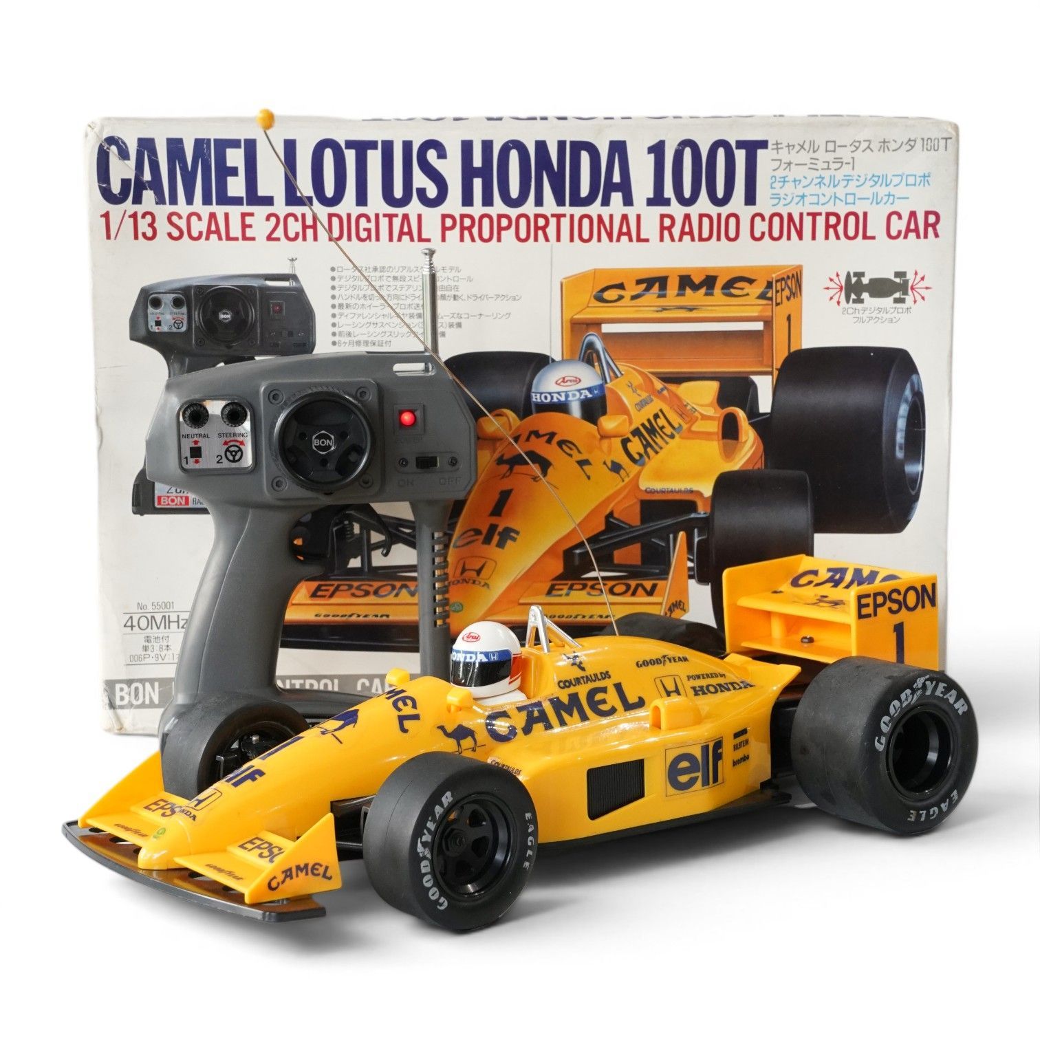 BON キャメル ロータス ホンダ 100T 1/13 ラジコン 当時物 箱・プロポ