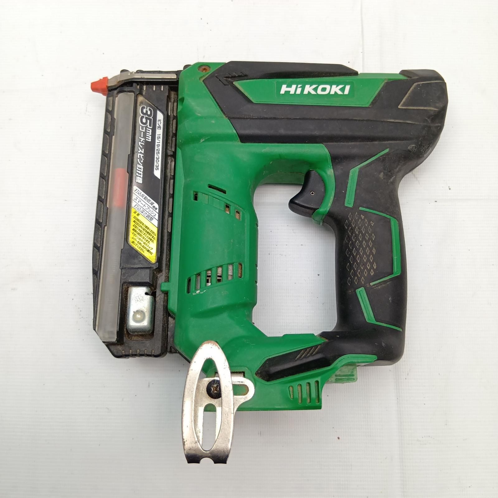 HiKOKI ハイコーキ コードレスピン釘打機 NP18DSAL グリーン 傷や汚れあり