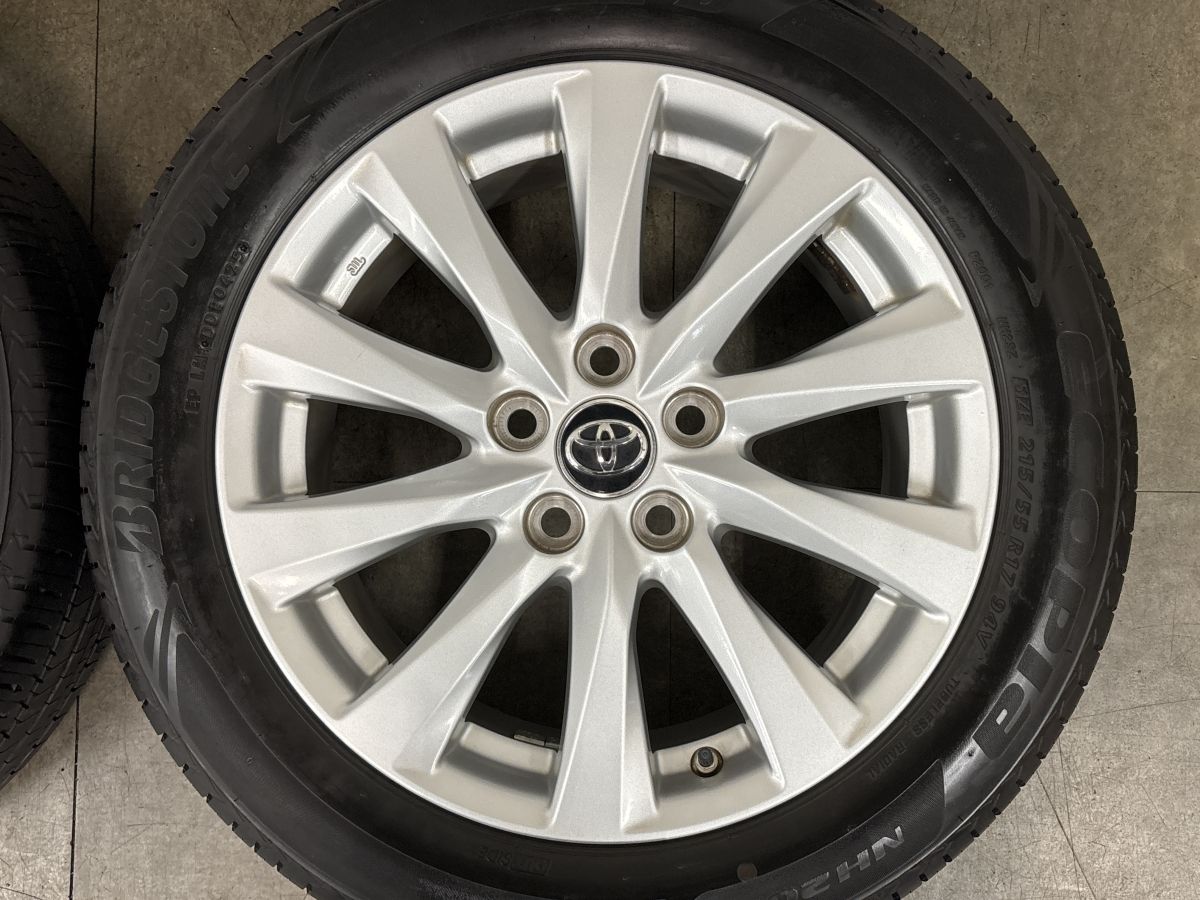 美品 バリ溝】トヨタ 70 カムリ 純正 17in 7.5J +45 PCD114.3