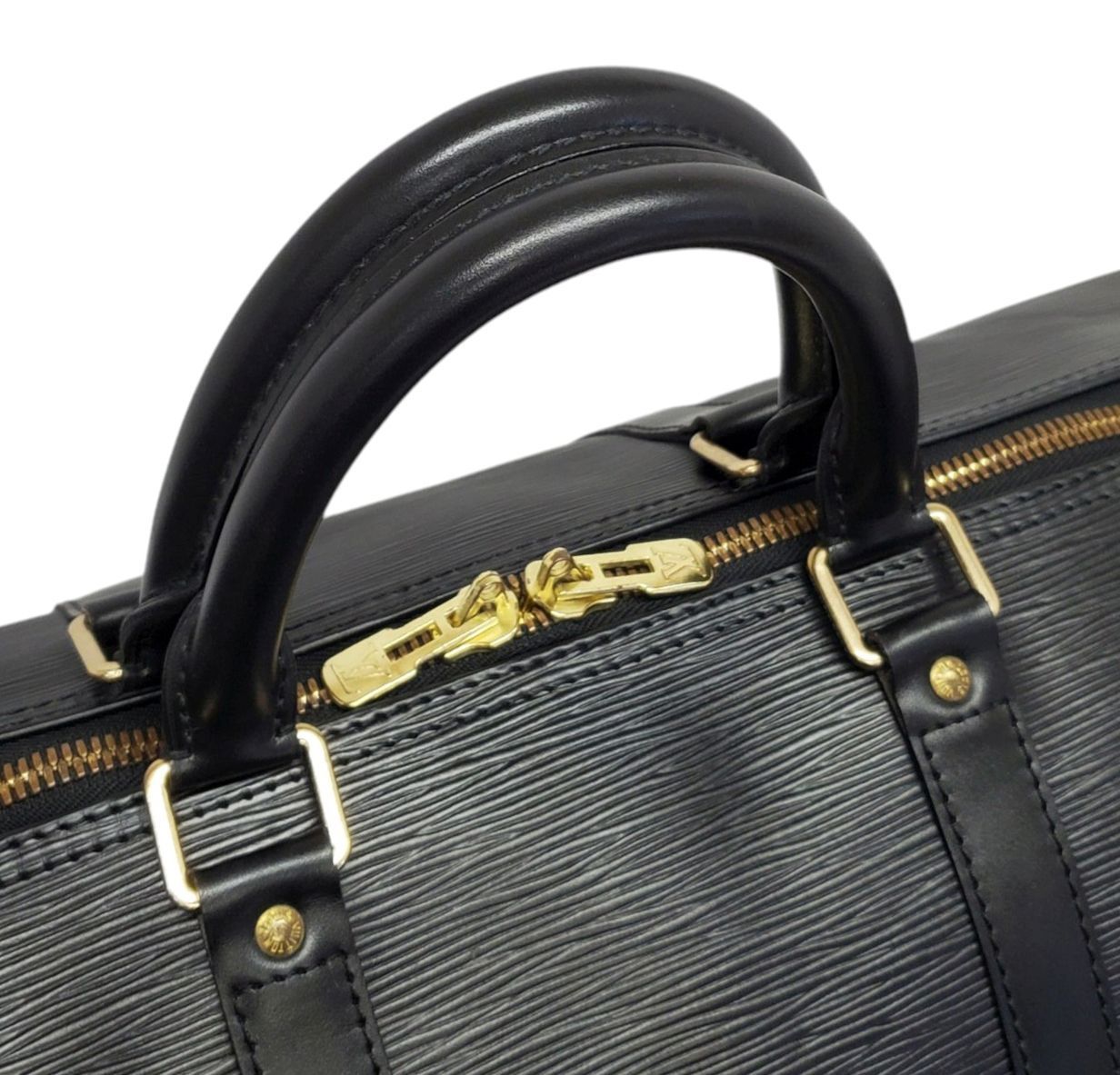 LOUIS VUITTON/エピ キーポル55 ノワール ボストンバッグ B5087◇極美品【ルイヴィトン】エピ キーポル55◇旅行 出張 ボストン