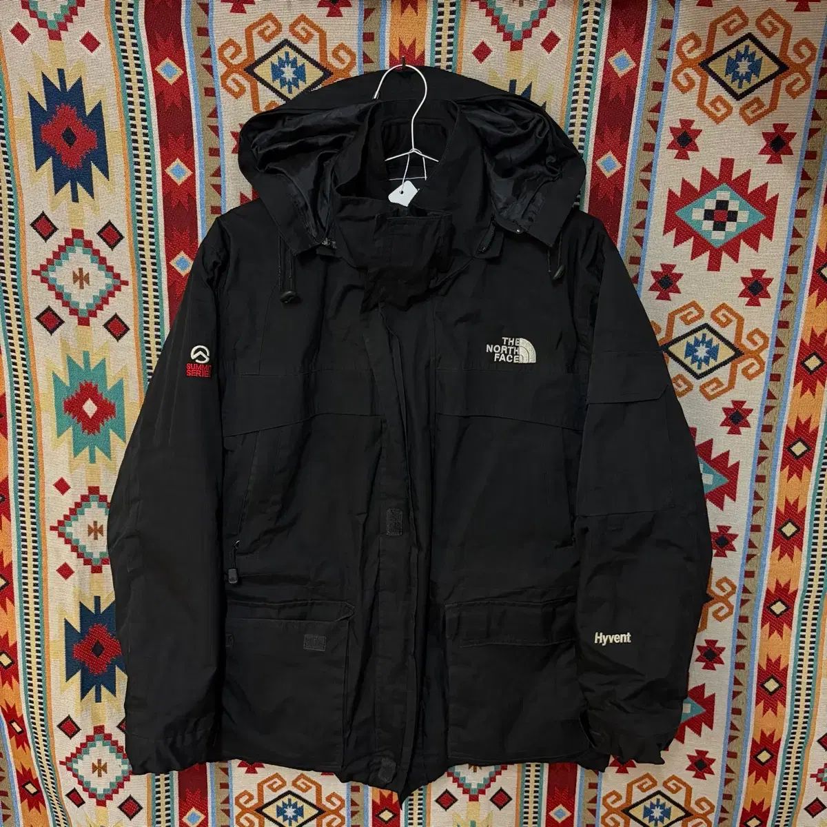 THE NORTH FACE ザノースフェイス サミットシリーズ ハイベント フリース ライナー フード ウィンドブレーカー ジャケット L/100