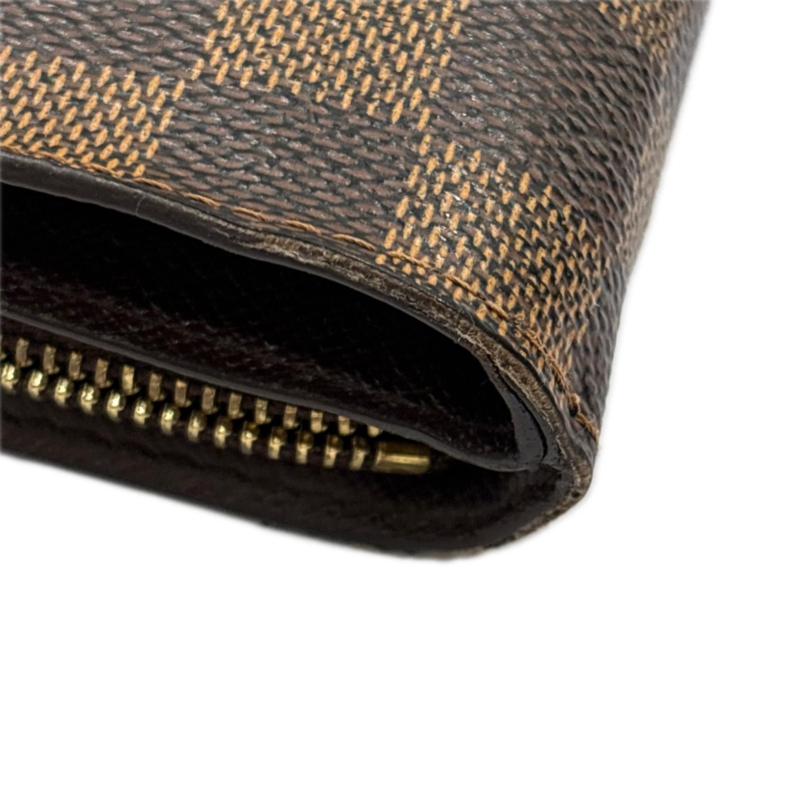LOUIS VUITTON ルイ・ヴィトン コンパクト・ジップ ダミエ N61668 二
