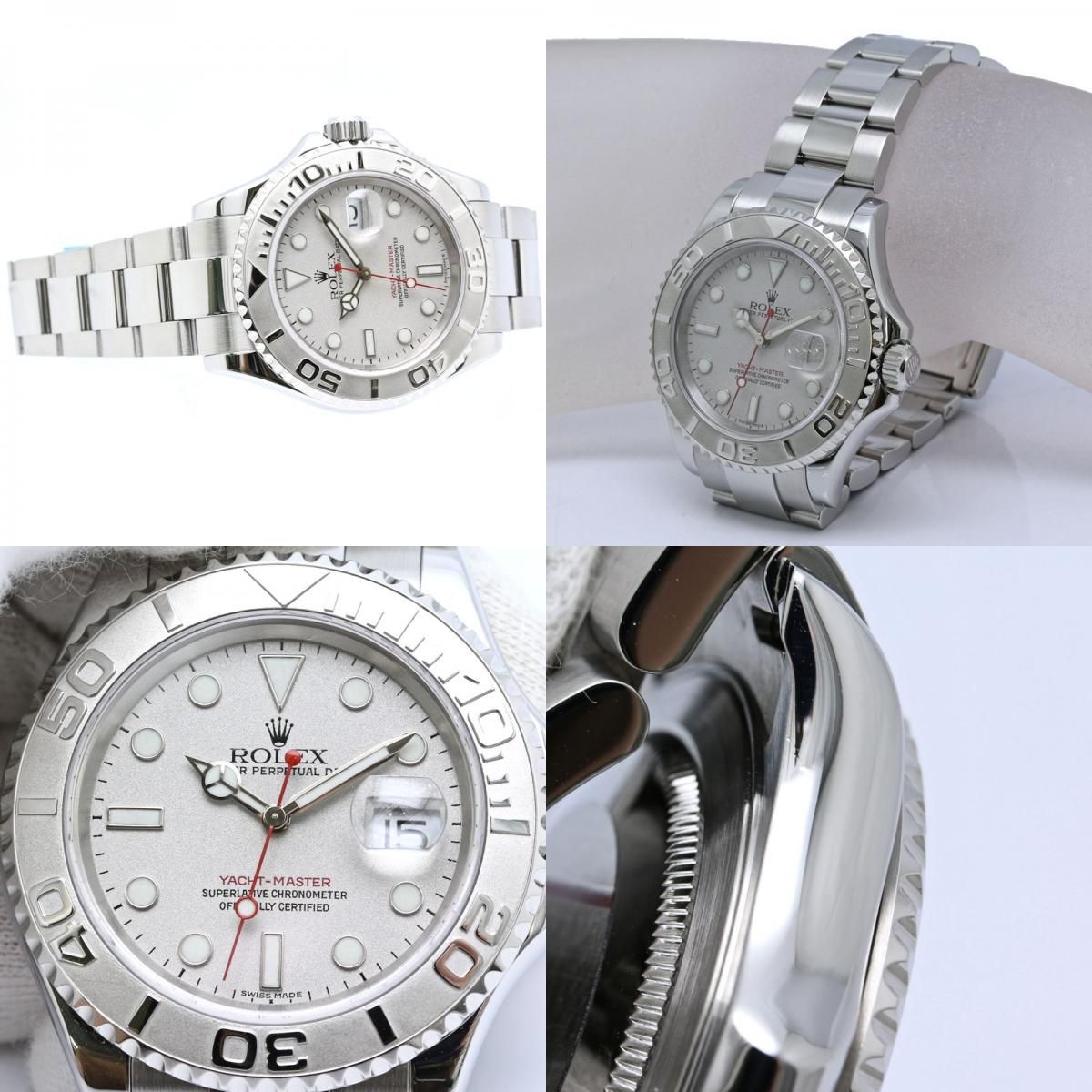 ROLEX ロレックス ヨットマスター ロレジウム 16622【オーバーホール済/磨き済】【中古】腕時計 メンズ ステンレススチール /40552 ROLEX ロレックス ヨットマスター ロレジウム 16622【オーバーホール済