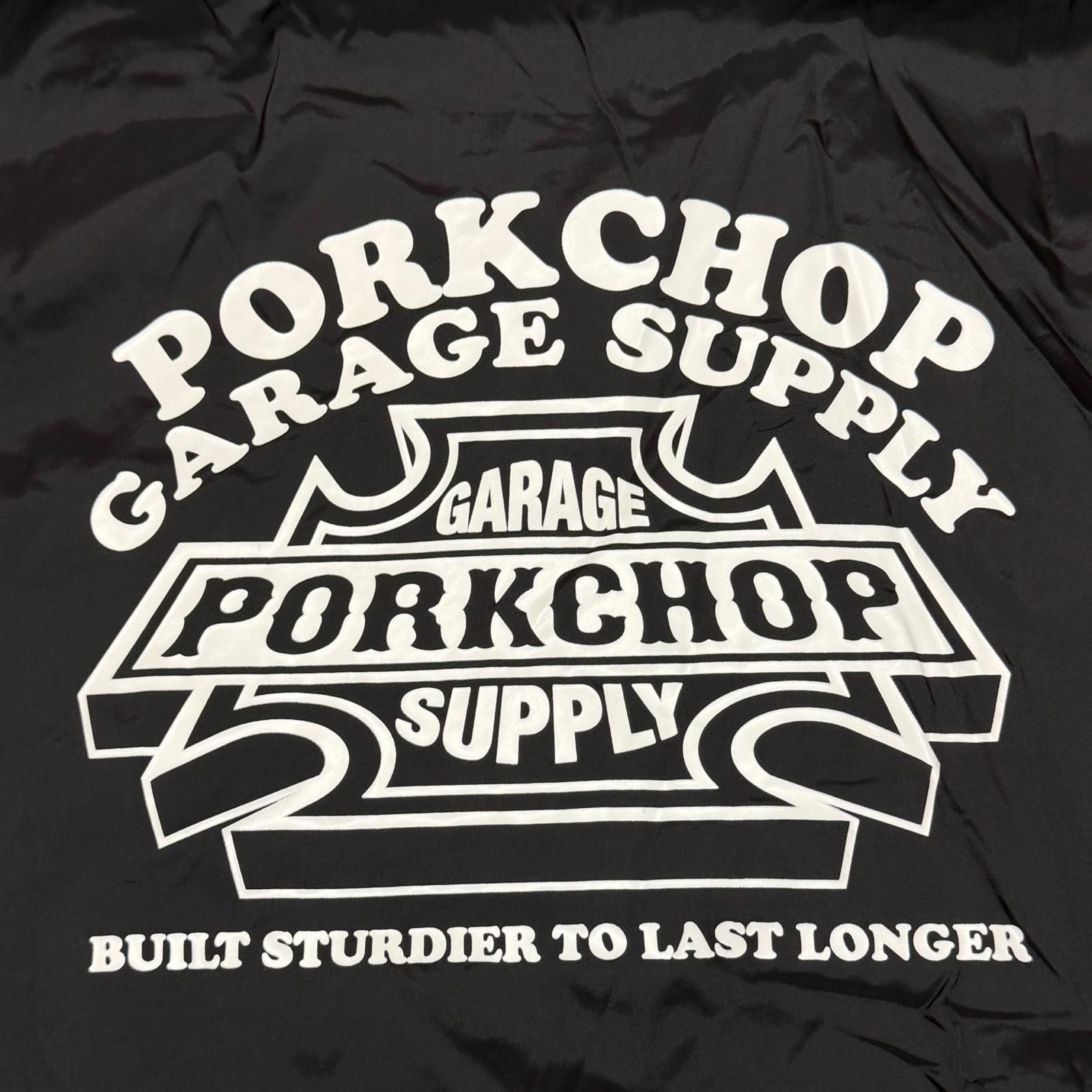 PORKCHOP GARAGE SUPPLY 3D B＆S COACH JKT コーチジャケット ブルゾン ポークチョップガレージサプライ ブラック XL （19110M） PORKCHOP GARAGE SUPPLY 3D B＆S COACH JKT コーチジャケット ブルゾン