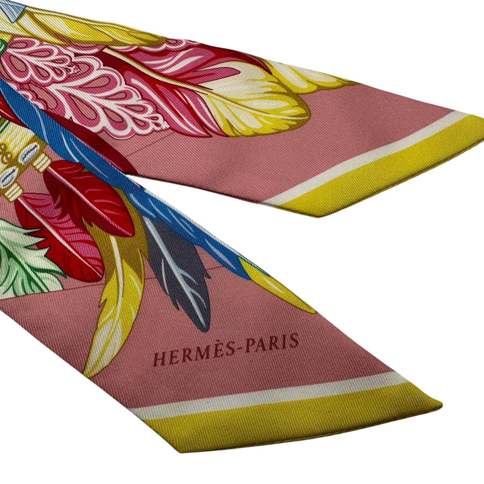 エルメス HERMES ツイリー DANCE PACIFIC マルチカラー シルク