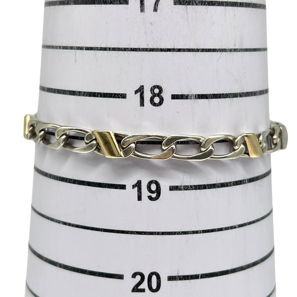 TIFFANY&CO. ティファニー シルバー925/750 フィガロ チェーン
