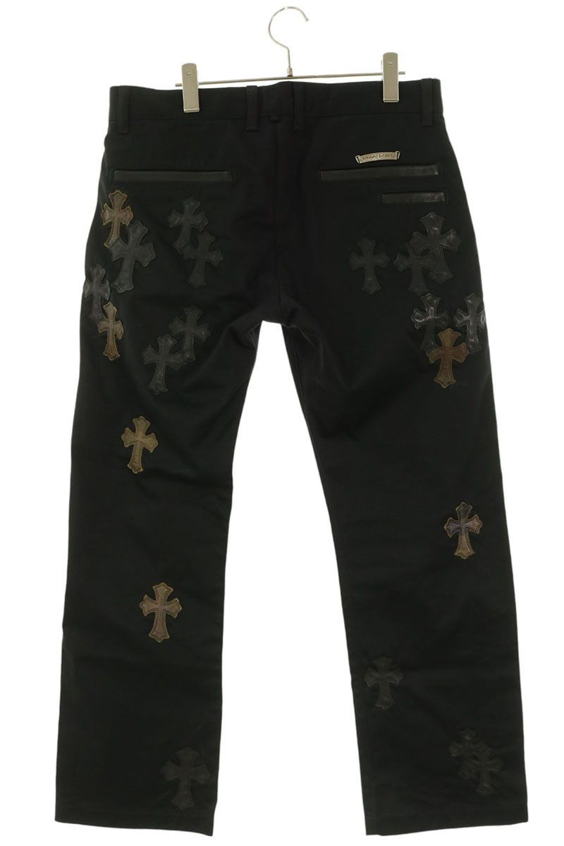 クロムハーツ  CHINOS CEM CRS PTCH クロスパッチチノロングパンツ メンズ 32 クロムハーツ CHINOS CEM CRS PTCH クロスパッチ付きチノロングパンツ