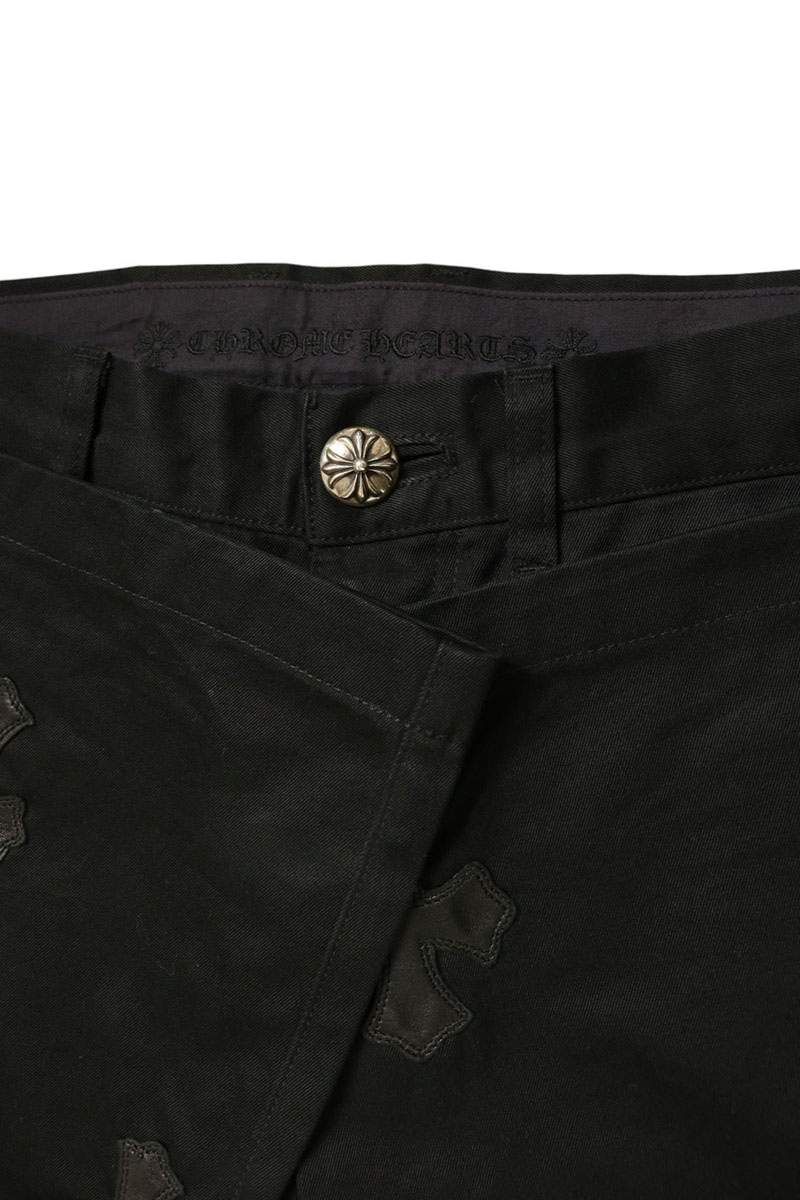 クロムハーツ CHINOS CEM CRS PTCH クロスパッチ付きチノロングパンツ