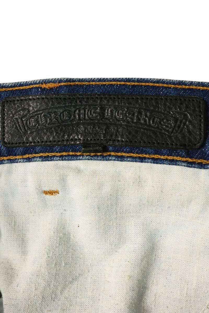 クロムハーツ U VNTG JEAN BLU/ORNG TAB 505 クロスパッチ付き