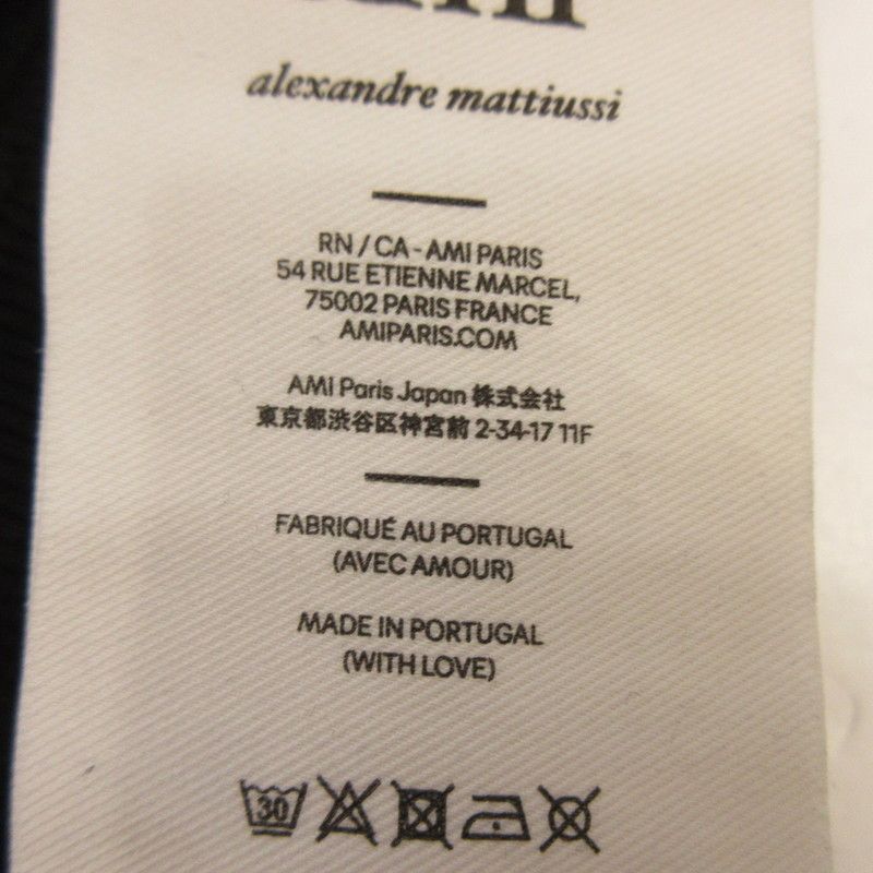 【姫路東店】 中古 AMI | アミ スウェット SMALL ADC SWEATSHIRT BFUSW001.730 ブラック サイズ：M 【108】 姫路東店】 中古 AMI | アミ スウェット SMALL ADC SWEATSHIRT