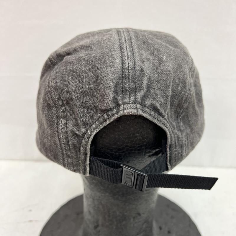シュプリーム 18SS Metal Plate Camp Cap メタルプレート ブラック