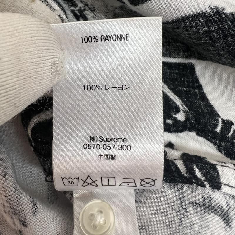シュプリーム 18SS Vibrations Rayon Shirt 総柄 アロハシャツ メンズ