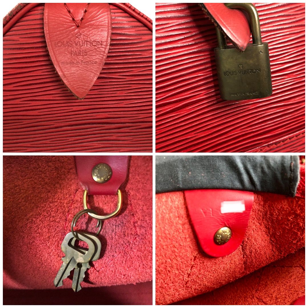 LOUIS VUITTON ルイヴィトン エピ スピーディ30 ハンドバッグ ミニ