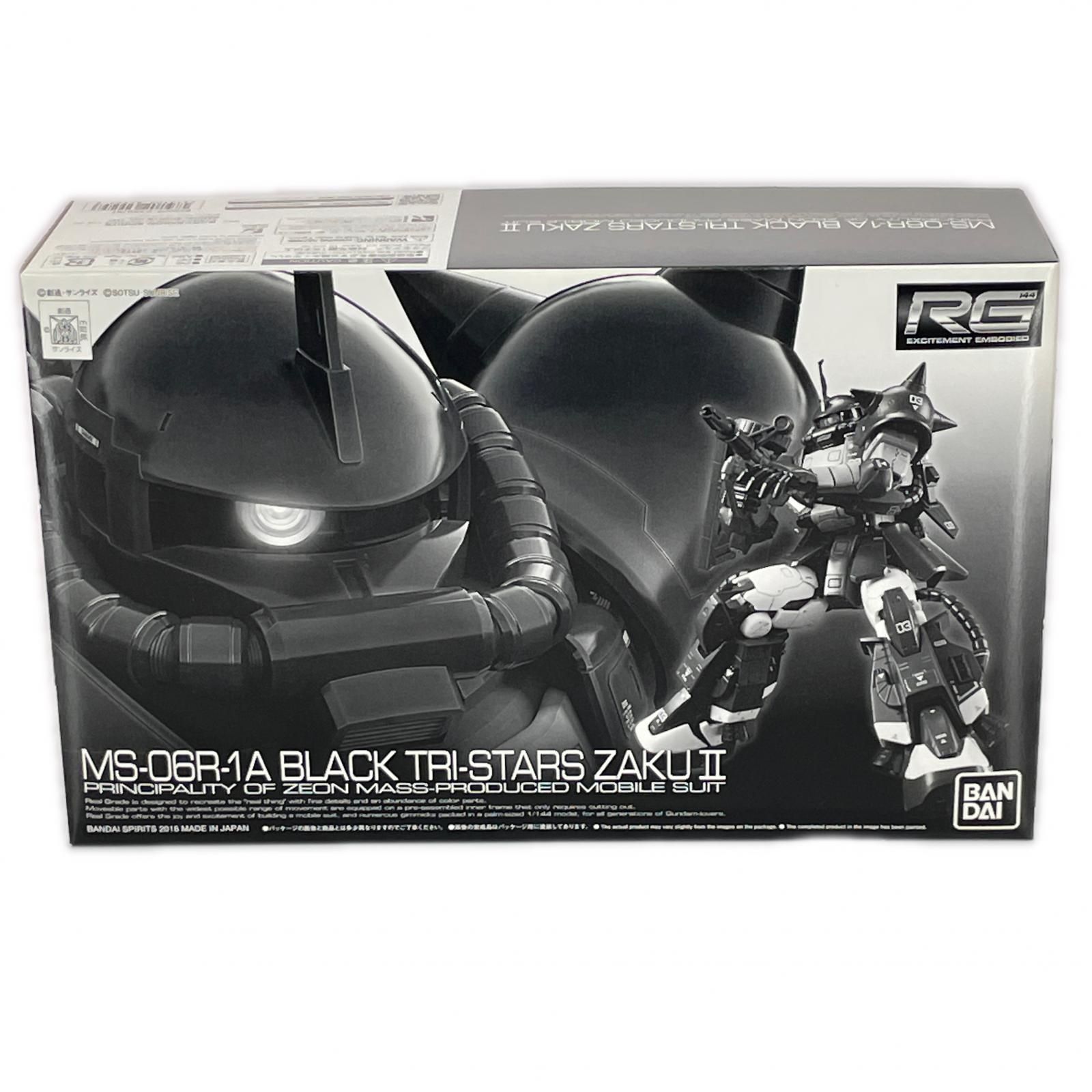 BANDAI RG 1/144 MS-06R-1A 黒い三連星専用ザクII ガンプラ プラモデル