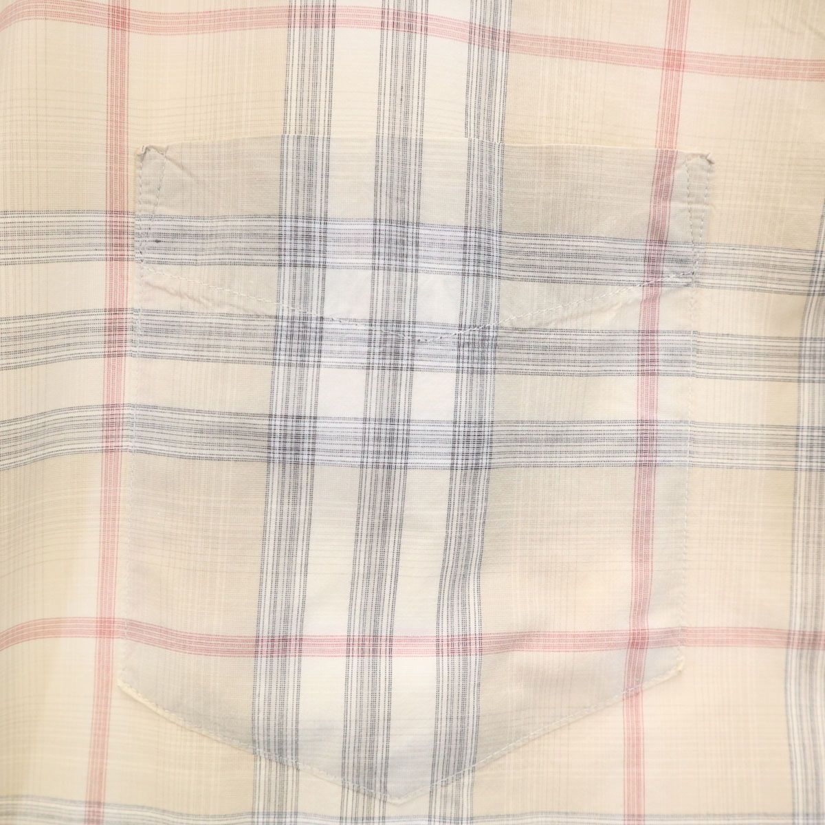 BURBERRY LONDON バーバリーロンドン 日本製 チェック柄 半袖 シャツ L