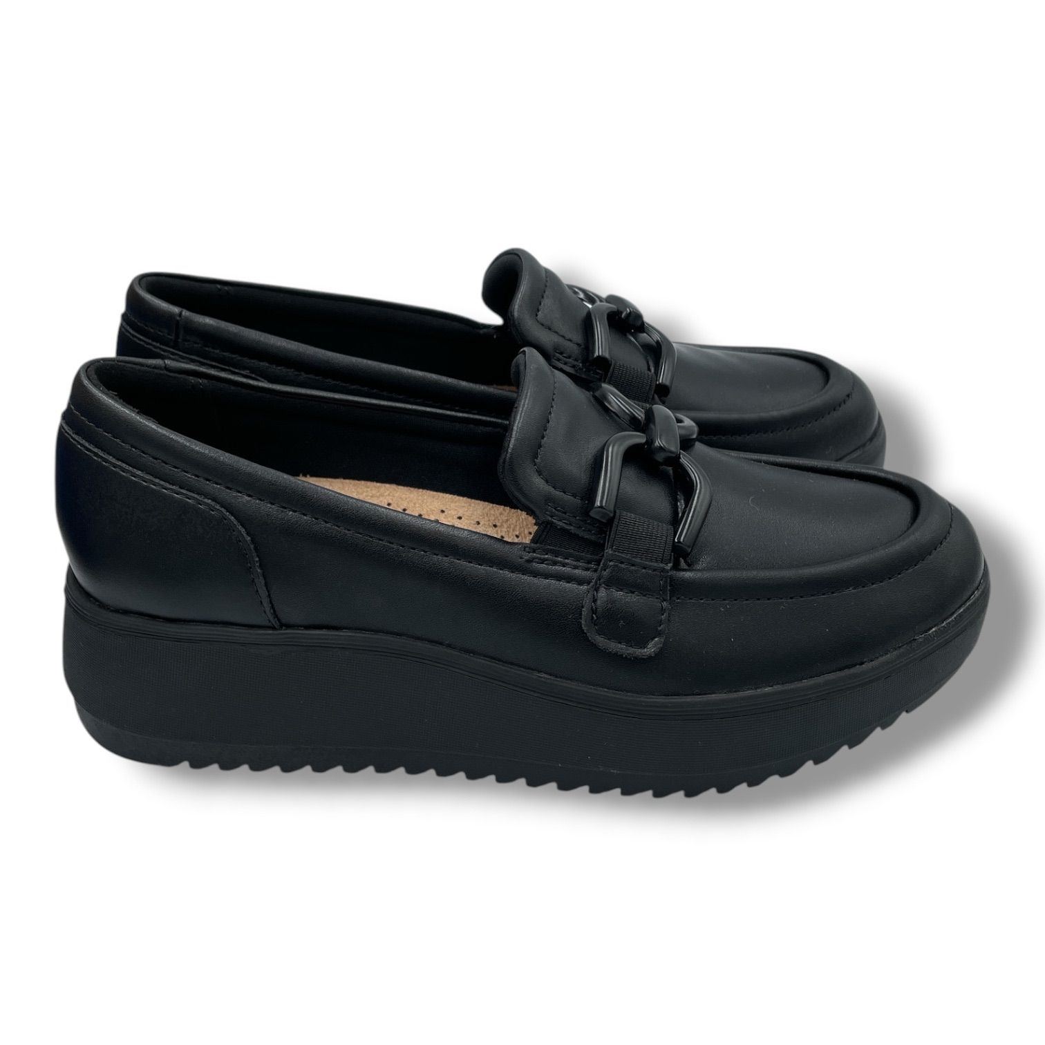 Clarks クラークス Zylah Top 厚底ローファー ザイラトップ レザー