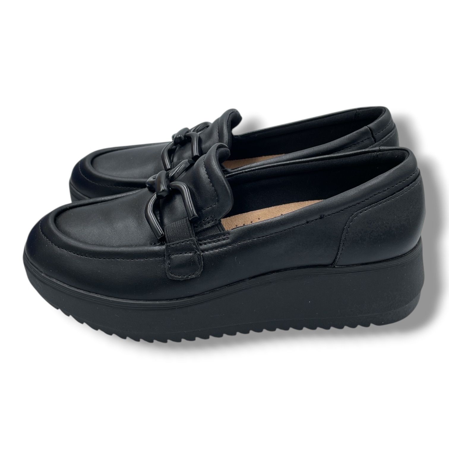 Clarks クラークス Zylah Top 厚底ローファー ザイラトップ レザー