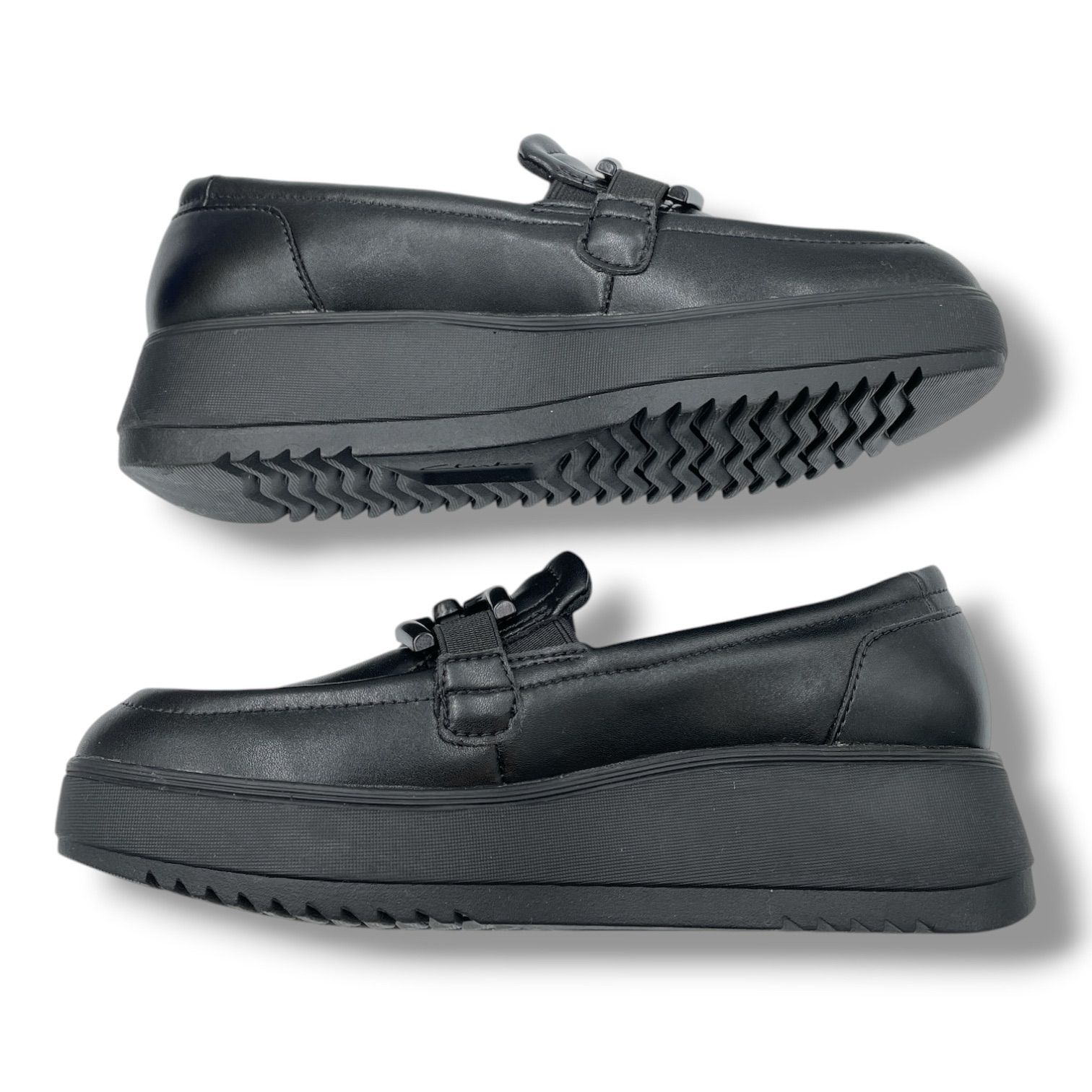 Clarks クラークス Zylah Top 厚底ローファー ザイラトップ レザー
