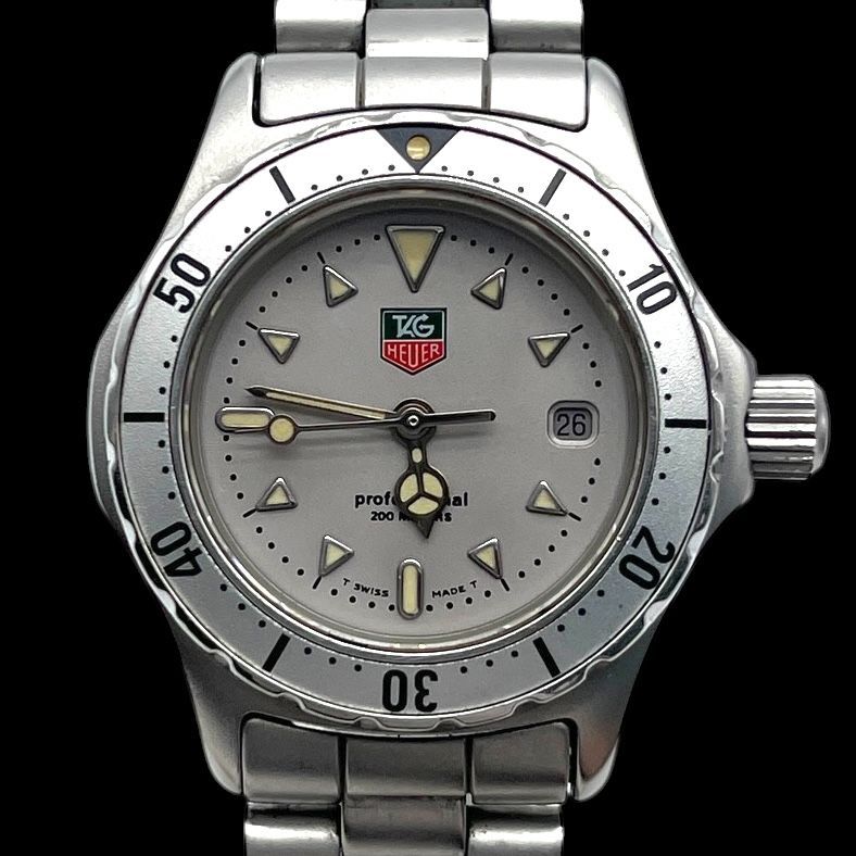 新品電池/TAG HEUER プロフェッショナル 2000 時計 レディース 新品電池 稼働品 TAG HEUER タグホイヤー プロフェショナル2000