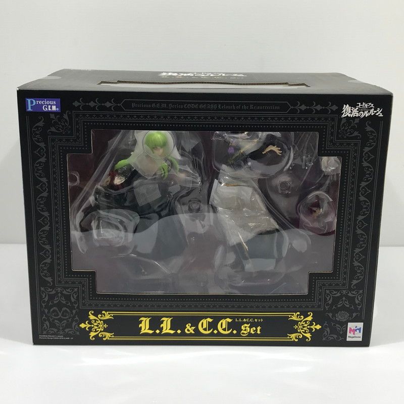 【中古美品】 メガハウス Precious G.E.M.シリーズ コードギアス 復活のルルーシュ L.L.＆C.C.セット 彩色済み完成品 フィギュア 外箱開封済み ブリスター未開封 【057-260726-ti-04-tag】 30,550円