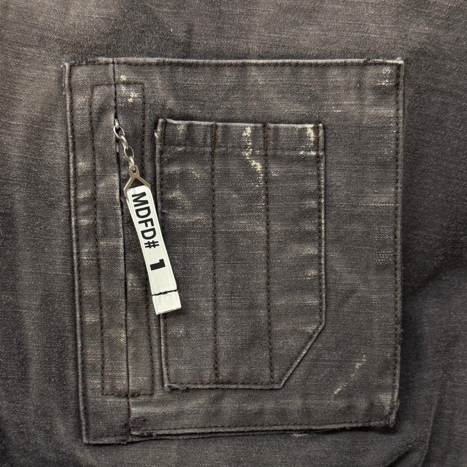 参考上代132000円 未使用 Maison MIHARA YASUHIRO 26SS SUN FADED MILITARY JACKET ミリタリージャケット ブルゾン メゾンミハラヤスヒロ J16BL171-0 ブラック 46 （16115M） 参考上代132000円 未使用 Maison MIHARA YASUHIRO 26SS SUN FADED