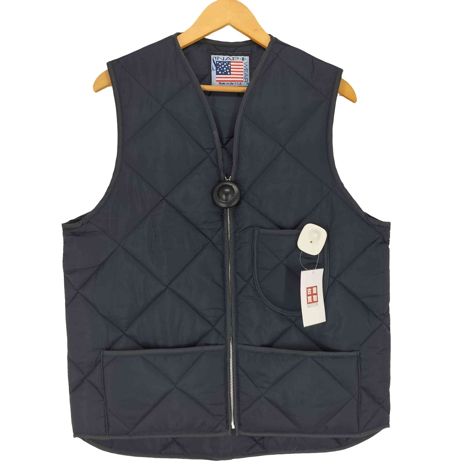 スナップンウェア SNAP N WEAR USA製 キルティングベスト メンズ