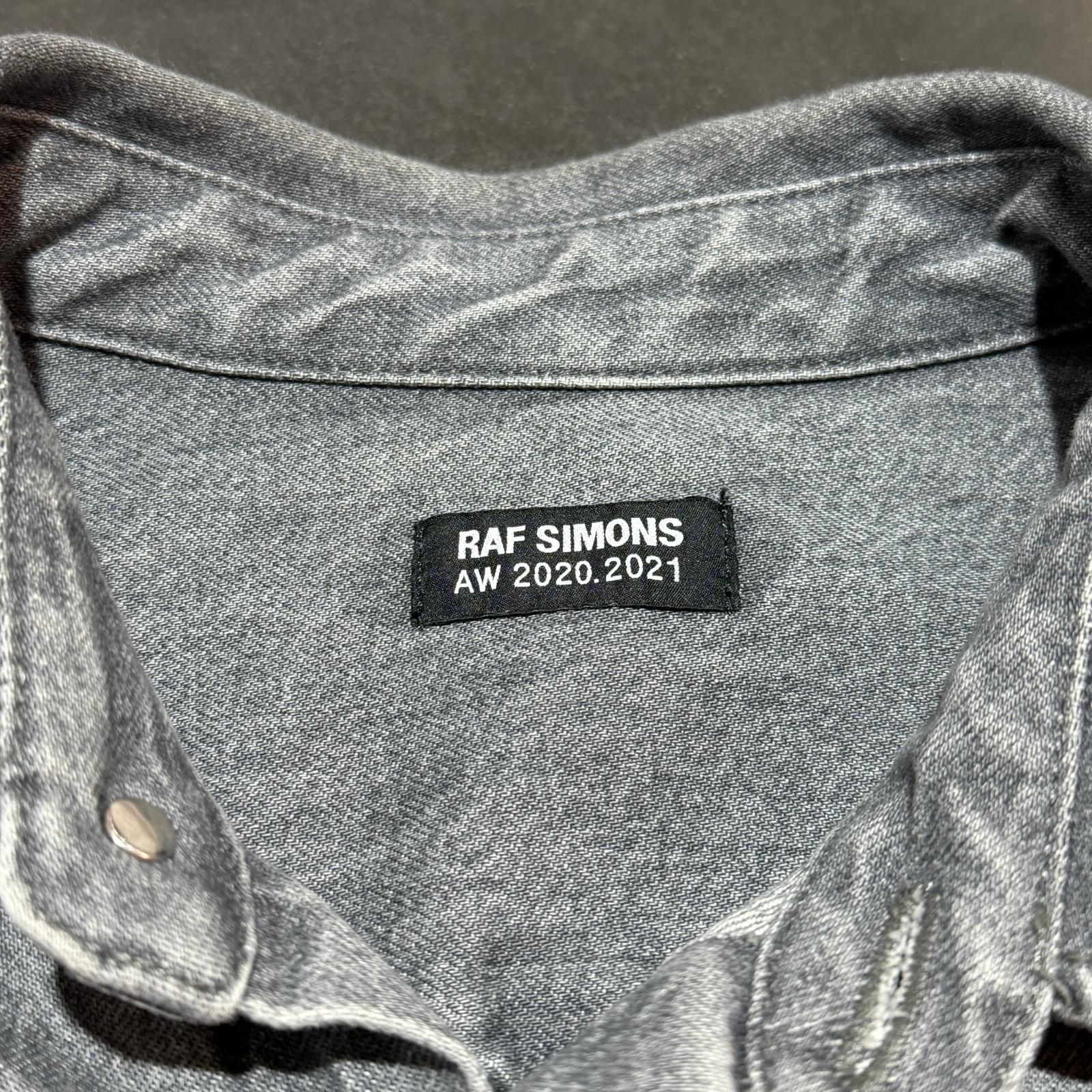 RAF SIMONS 20AW Big Fit Denim Shirt ビックフィットデニムシャツ