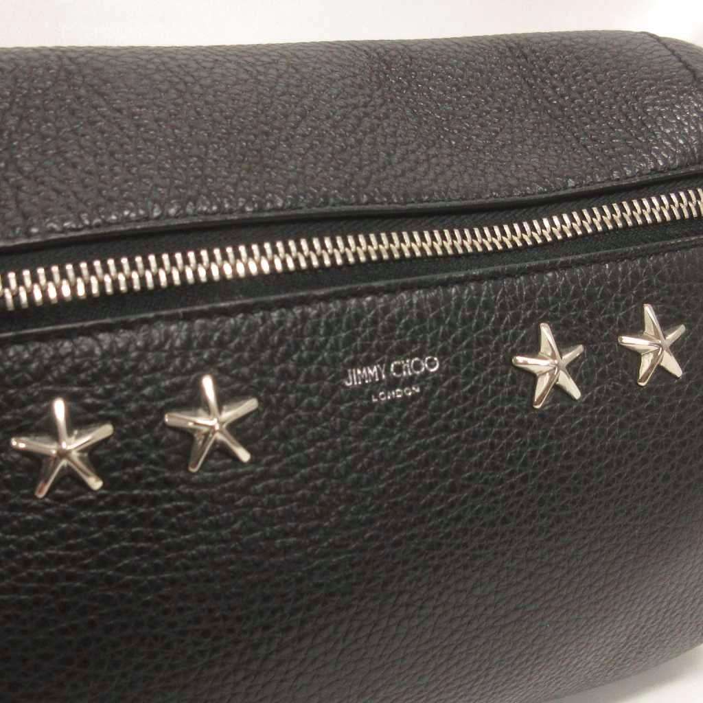 ジミーチュウ JIMMY CHOO 美品 ウェストバック ボディバッグ レザー
