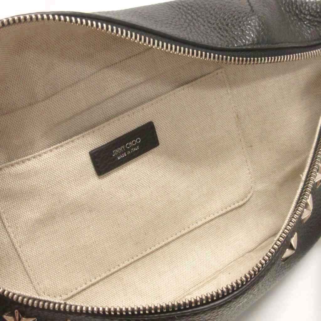 ジミーチュウ JIMMY CHOO 美品 ウェストバック ボディバッグ レザー
