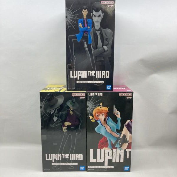 [Usado] Banpresto Lupin the Third Daisuke Jigen Fujiko Mine Juego de 3 piezas Artículo sin abrir LUPINE THE IIIRD [97]