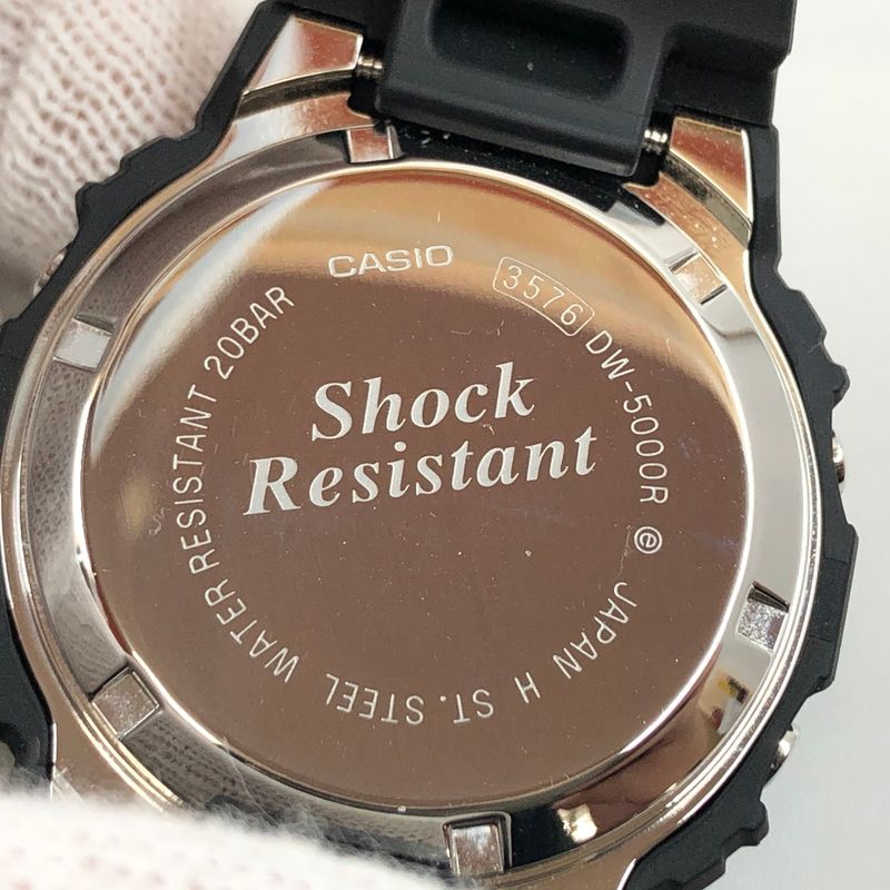 中古品】G-SHOCK ジーショック DW-5000R-1AJF 初代G-SHOCK復刻モデル