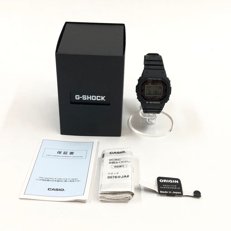 中古品】G-SHOCK ジーショック DW-5000R-1AJF 初代G-SHOCK復刻モデル