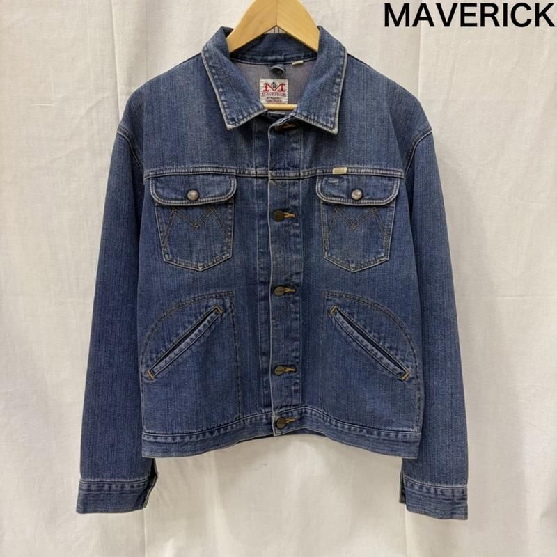 90s濃紺　MAVERICK　44MJ　ブルーベル　インディゴ　デニムジャケット マーウ゛ェリック MAVERICK BY BLUE BELL 90s デニムジャケット 60~70s
