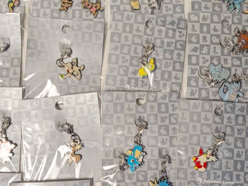 新品未開封 ポケモンセンターオリジナル 全国ずかん メタルチャーム