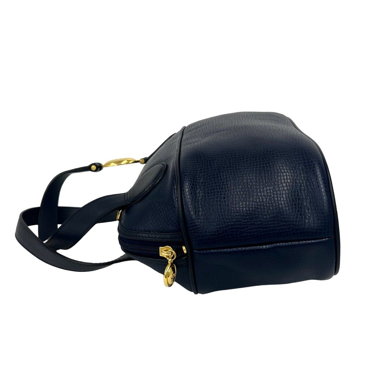 極 美品 Christian Dior ディオール ヴィンテージ CD ロゴ 金具 レザー