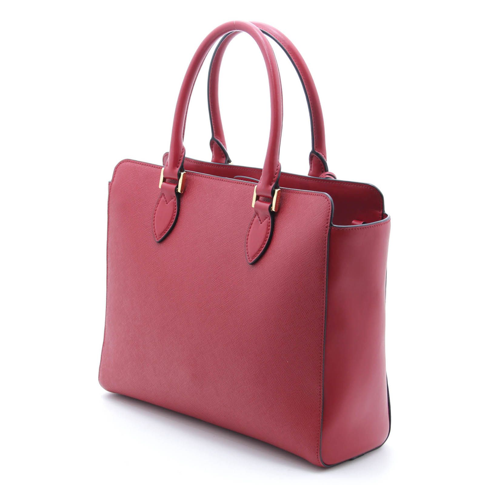 PRADA プラダ 2wayバッグ レッド サフィアーノ 1BA189 ショルダー