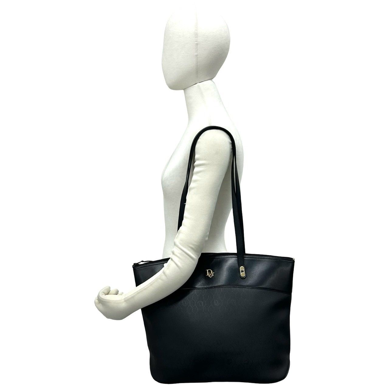 極 美品 Christian Dior ディオール ヴィンテージ ハニカム 柄 ロゴ