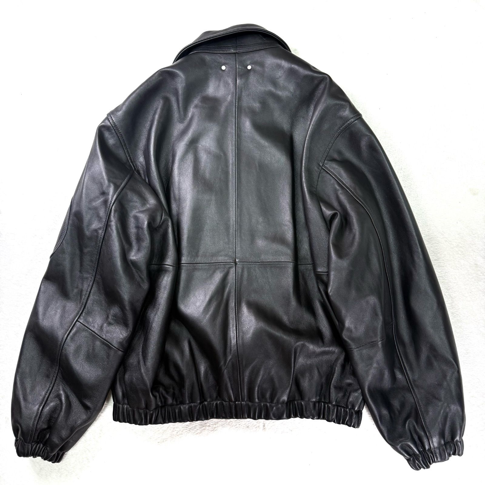 ssstein 25AW SHEEP LEATHER FLIGHT JACKET BLACK S ST1219 シュタイン