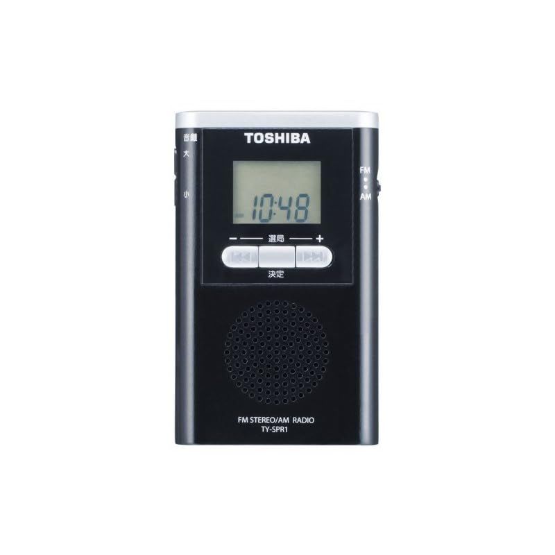 【新品】 TOSHIBA AM/FMラジオ TY-SPR1(K) 0