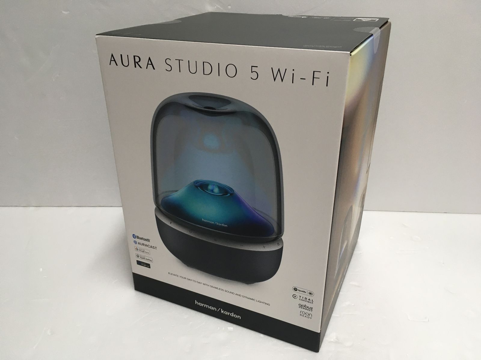 ※送料無料※ harman/kardon AURA STUDIO 5 Wi-Fi ホームスピーカー 未開封 囗G■