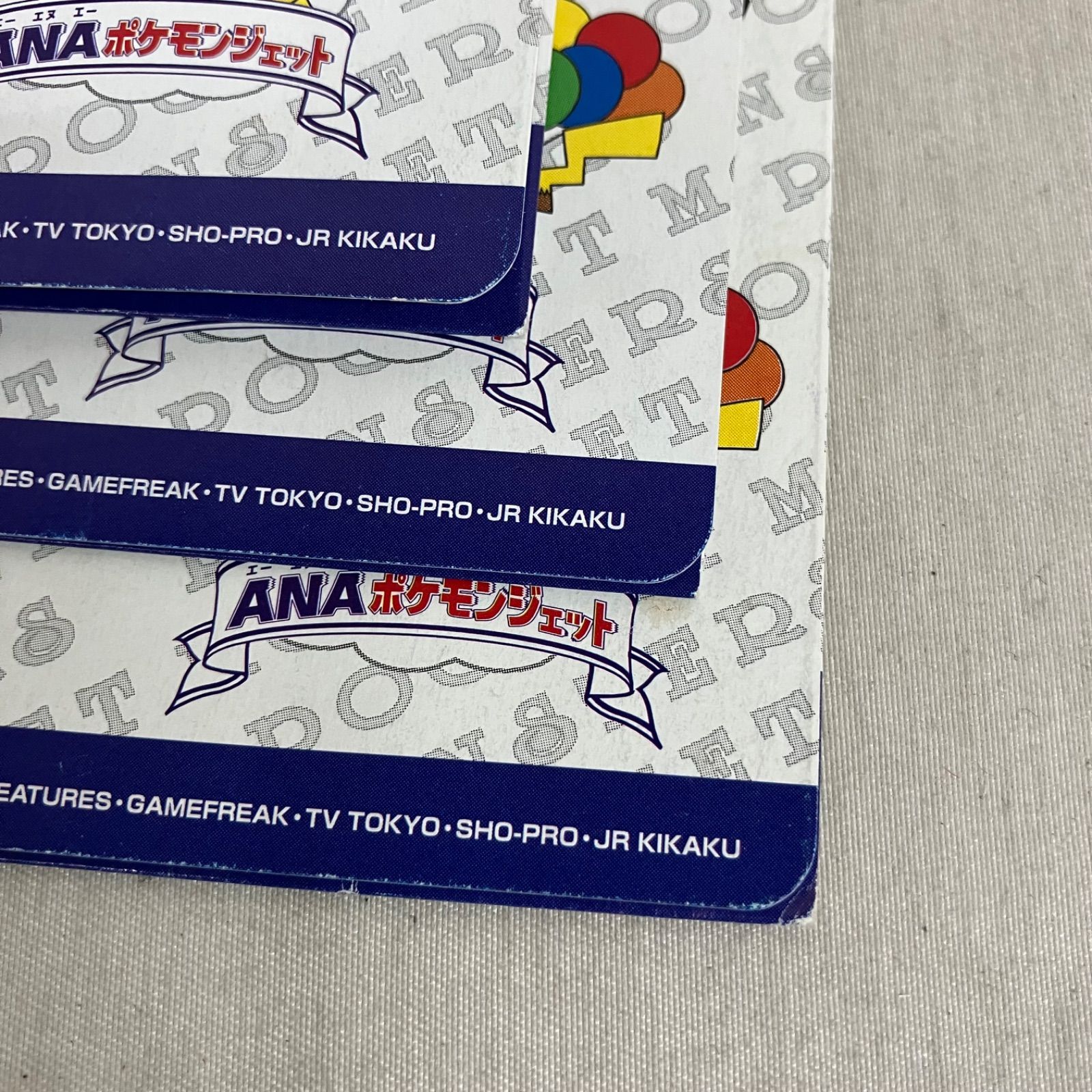 中古 ANAポケモンジェット就航記念 オリジナルゴールドボーディング