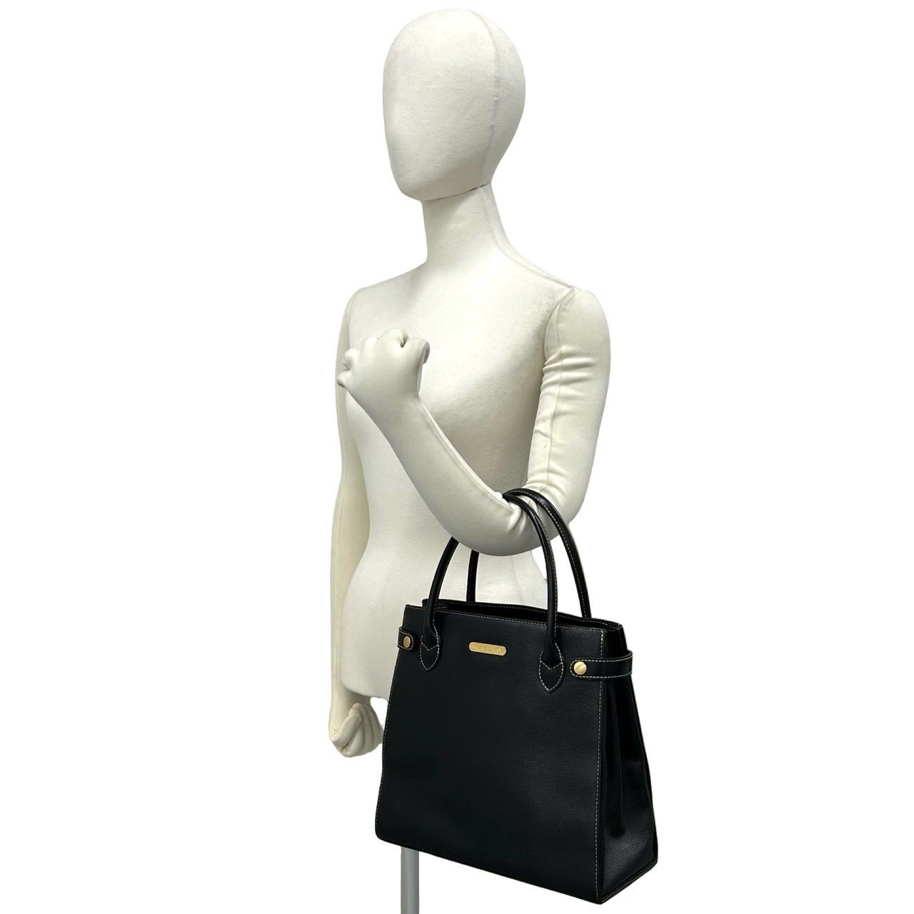 極 美品 BURBERRY バーバリー ヴィンテージ ロゴ 金具 ノバチェック