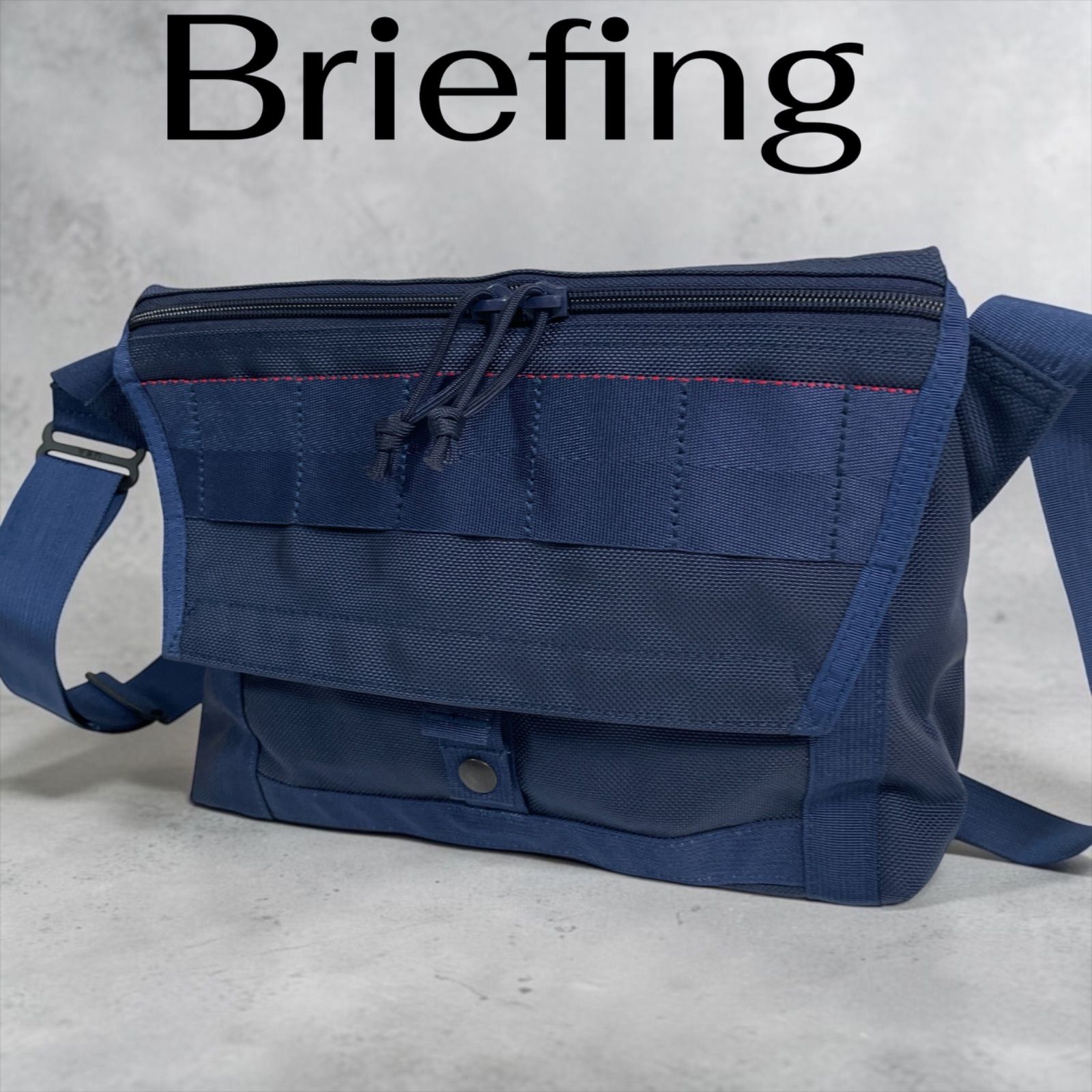 Briefing 2way ショルダーバッグ ネイビー 【美品】 - メルカリ