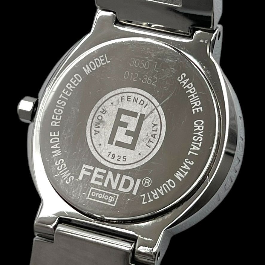 新品電池 稼働品 FENDI フェンディ 3050L オロロジ レディース腕時計